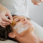 woman getting a facial in the gold coast